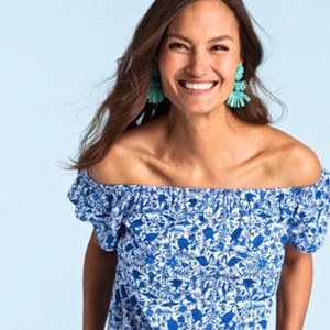 Vineyard Vines Blue Romper